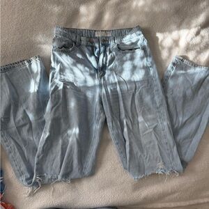 Light Blue wide legged Denim jeans